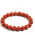 Pulseira De Jaspe Vermelha Pedra Natural 8mm Personalizável