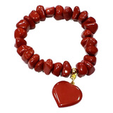 Pulseira De Jaspe Vermelho