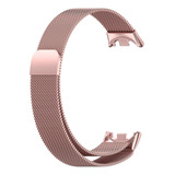 Pulseira De Metal Para Smart Xiaomi Mi Band 8 Aço Magnética