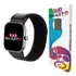 Pulseira De Nylon Auto Aderente 20mm Marca 123smart Para Amazfit Gts 4 Gts 3 Gts 2 Gts 1 Gts4 Mini Gts2 Mini Bip U Bip S Bip 3 Bip Lite Gtr Mini Gtr 42mm Huawei Gt 2 3 Gt 4 42mm - Cinza