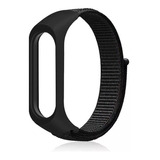 Pulseira De Nylon Compativel Com Mi Band 3 4 5 6 E 7 Velcro