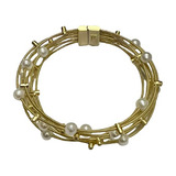 Pulseira De Ouro Com