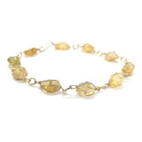 Pulseira De Pedra Citrino
