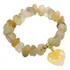 Pulseira De Pedra Cristal De Quartzo Rutilado Rutilo Natural