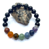 Pulseira De Pedras Naturais 7 Chakras