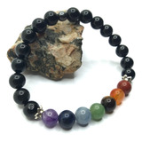 Pulseira De Pedras Naturais 7 Chakras