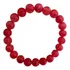 Pulseira De Pedras Naturais Jade Rubi 8mm * Amor & Sorte