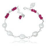 Pulseira De Perolas Naturais