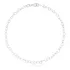 Pulseira De Prata 925 Elos De Coração Comprimento 18 Cm