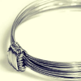 Pulseira De Rabo De Elefante 925 10 Fios prata 925