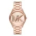 Pulseira De Relógio Feminina Michael Kors Mk4733 Runway Cor: Rosa, Moldura, Cor De Fundo Rosa, Cor De Fundo Rosa