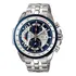Pulseira De Relógio Masculina Casio Edifice Ef-558d-2avudf Cor: Prata, Moldura, Cor De Fundo Azul, Cor De Fundo Azul