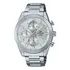 Pulseira De Relógio Masculina Casio Efb-710d-7avudf Edifice, Cor: Prata, Moldura, Cor De Fundo Prateada, Cor De Fundo, Prata