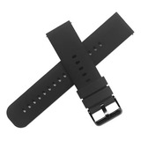 Pulseira De Silicone Gold Compatível Amazfit Bip U Pro A2008 Cor Preto