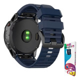 Pulseira De Silicone Marca Mariner 123smart 123 mar gar 22mm Compativel Com Garmin Fenix 7 Fenix 6 Approach S62 S60 Quatix5 Marq Forerunner 935 945 Coros Vertix Instinct Azul Marinho