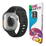 Pulseira De Silicone Mariner Compativel Com Apple Watch Ultra 1 2 E 3 Iwatch 10 9 8 7 6 5 4 3 2 1 Se 44mm 45mm 46mm Ultra 49mm Cor Preto
