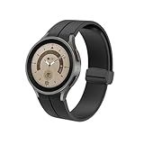 Pulseira De Silicone Premium Fecho Magnético Compatível Com Galaxy Watch 4 Galaxy Watch 5 Galaxy Watch 6