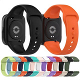 Pulseira De Silicone Sport Para Xiaomi Redmi Watch 3 Active Cor Cinza escuro Largura Da Pulseira 20 Mm