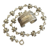 Pulseira Decorada E Anel