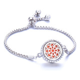 Pulseira Difusor Pessoal Aromaterapia Estrela Flor