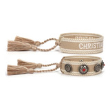 Pulseira Dior Tecido Dupla