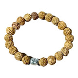 Pulseira Em Rudraksha Contas Buda Japamala Meditação