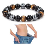 Pulseira Energy Pedras Olho Tigre Obsidiana