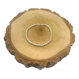 Pulseira Esferas Em Prata