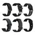 Pulseira Esporte Silicone Preta Relógio 20mm Poolsy