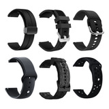 Pulseira Esporte Silicone Preta