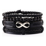 Pulseira Estilo Couro Multicamadas