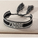 Pulseira Estilo Dior Tecido