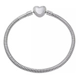 Pulseira Fecho Coracao Aco