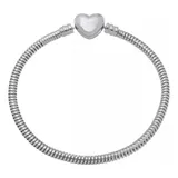 Pulseira Fecho Coracao Aco