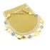 Pulseira Feminina 20/23cm Olho Grego 7mm Folheada Ouro Pl392 Comprimento 23 Cm