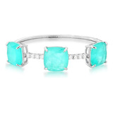 Pulseira Feminina Bracelete Pedra