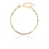 Pulseira Feminina Chapinhas Banhado A Ouro 18k Com Fecho