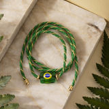 Pulseira Feminina Cordao Marroquino