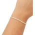 Pulseira Feminina De Prata Com Zircônias Luxo Folheada 925