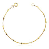 Pulseira Feminina Folheada De