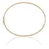 Pulseira Feminina Ouro 18k Bracelete Algema Liso 6cm 2mm