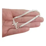 Pulseira Feminina Saquinho Folheada