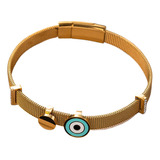 Pulseira Feminina Simples Banhada