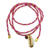 Pulseira Fio Marroquino Rosa