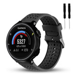 Pulseira Germin Forerunner 235 220 230 620 630 735xt 22mm Cor Preta