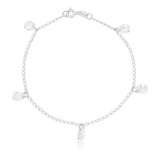 Pulseira Gotas De Zirconia