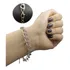 Pulseira Grumet 8mm Feminina Bracelete De Pulso 1x1 Luxo