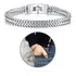 Pulseira Grumet Italiana 6mm Luxo Aço 316l Prata C/ Garantia