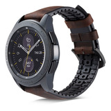 Pulseira Híbrida De Couro Para Samsung Galaxy Watch 46mm Bt