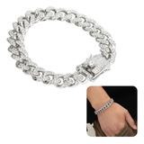 Pulseira Ice Cuban 20cm